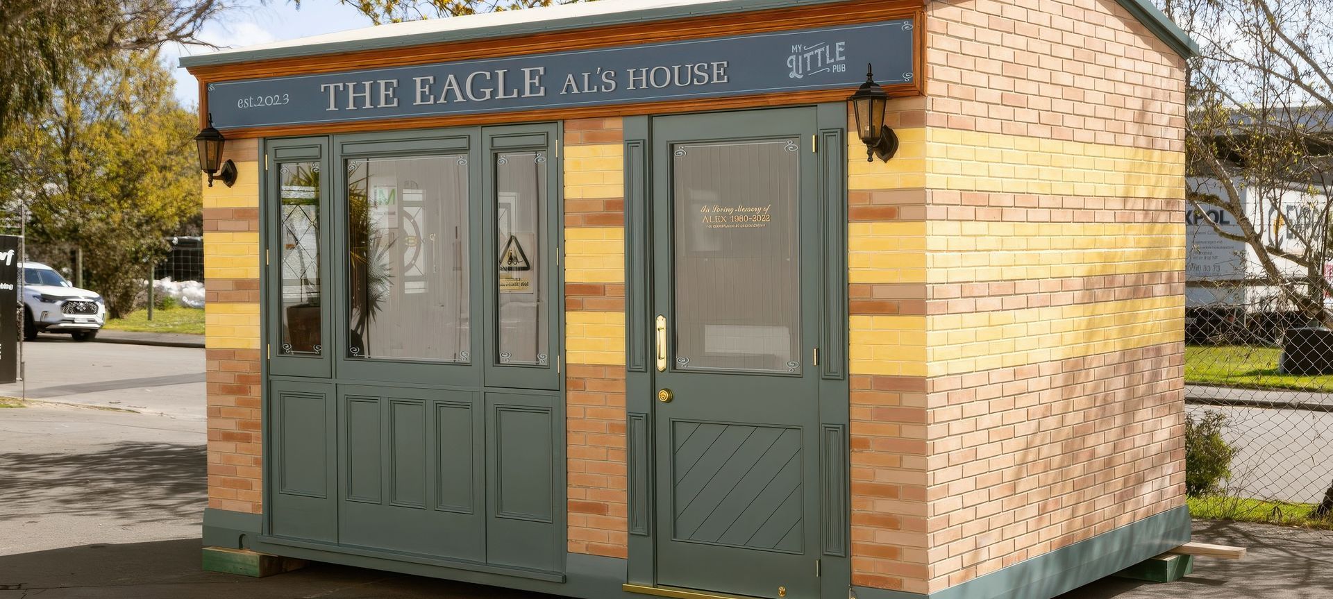 The Eagle, Al’s House banner