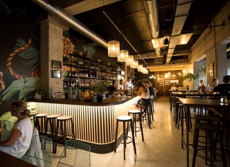 Banh Mi Caphe - Shelving and Signage Backdrop