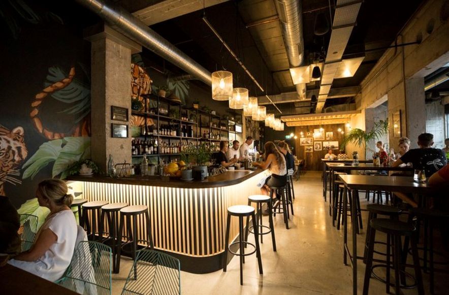 Banh Mi Caphe - Shelving and Signage Backdrop