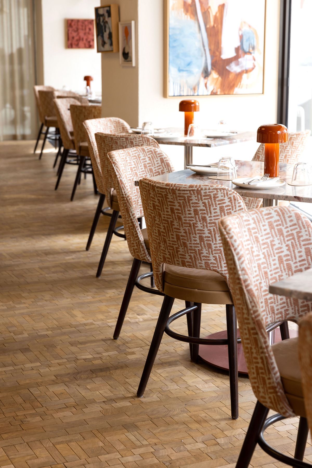 Palmer Bar - Natural Foret Oscar Ono Mosaic Flooring