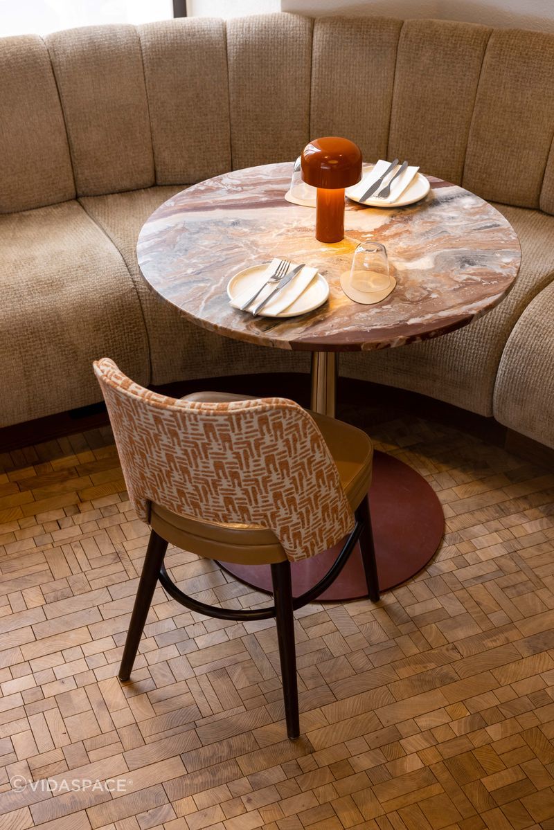 Palmer Bar - Natural Foret Oscar Ono Mosaic Flooring