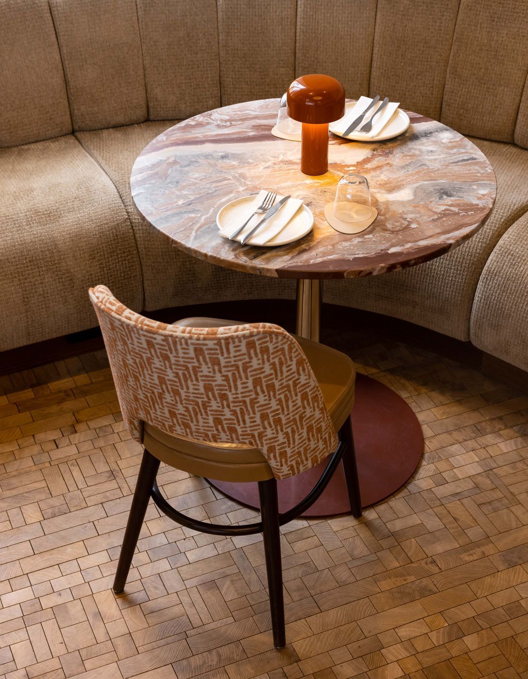Palmer Bar - Natural Foret Oscar Ono Mosaic Flooring