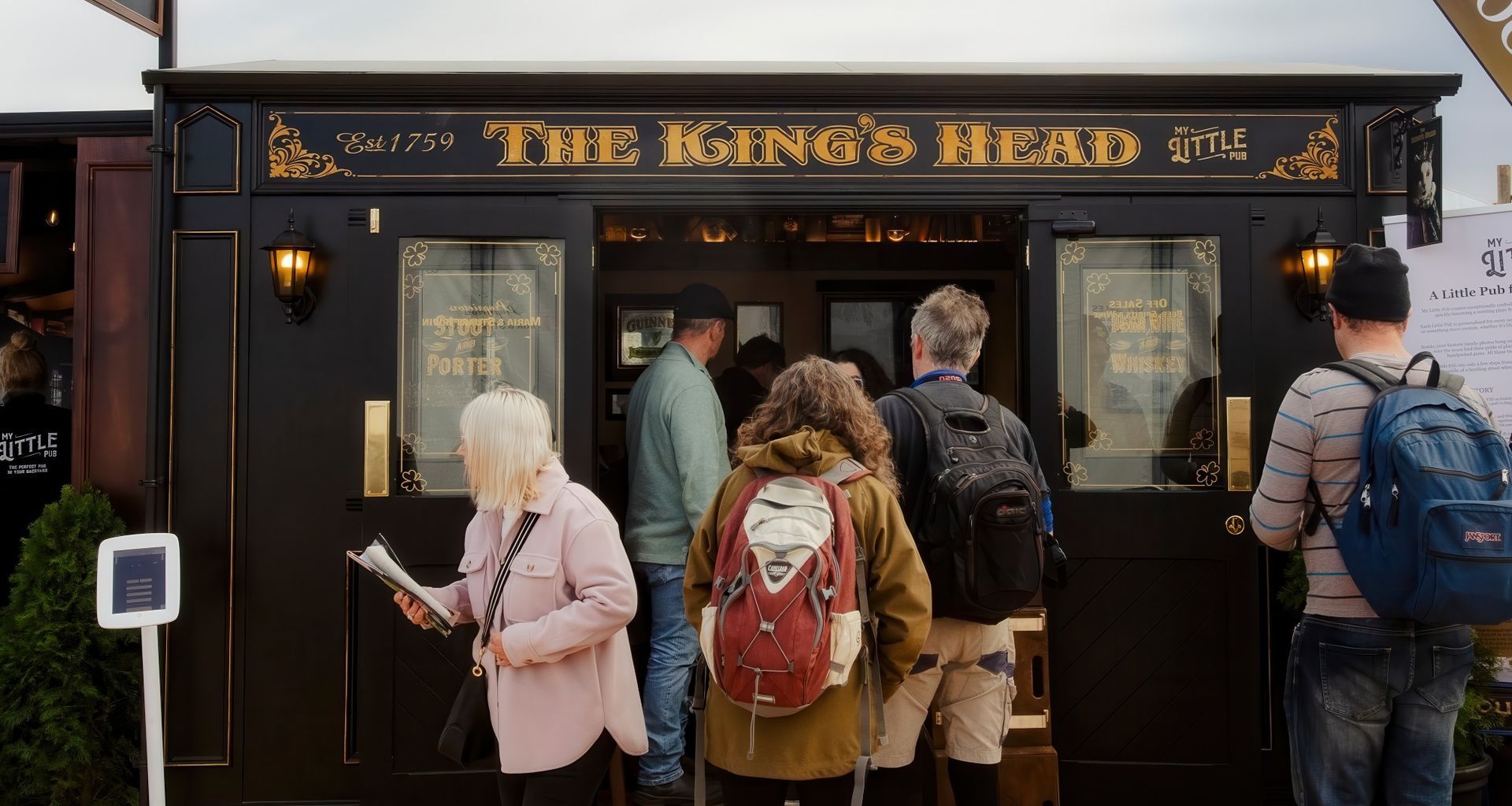 The King’s Head banner
