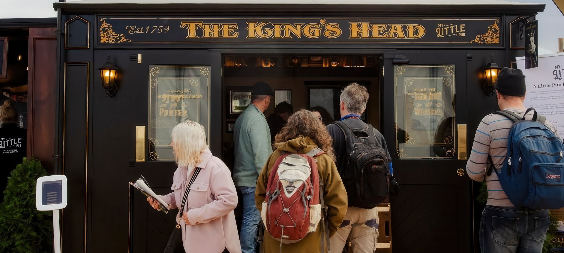 The King’s Head banner