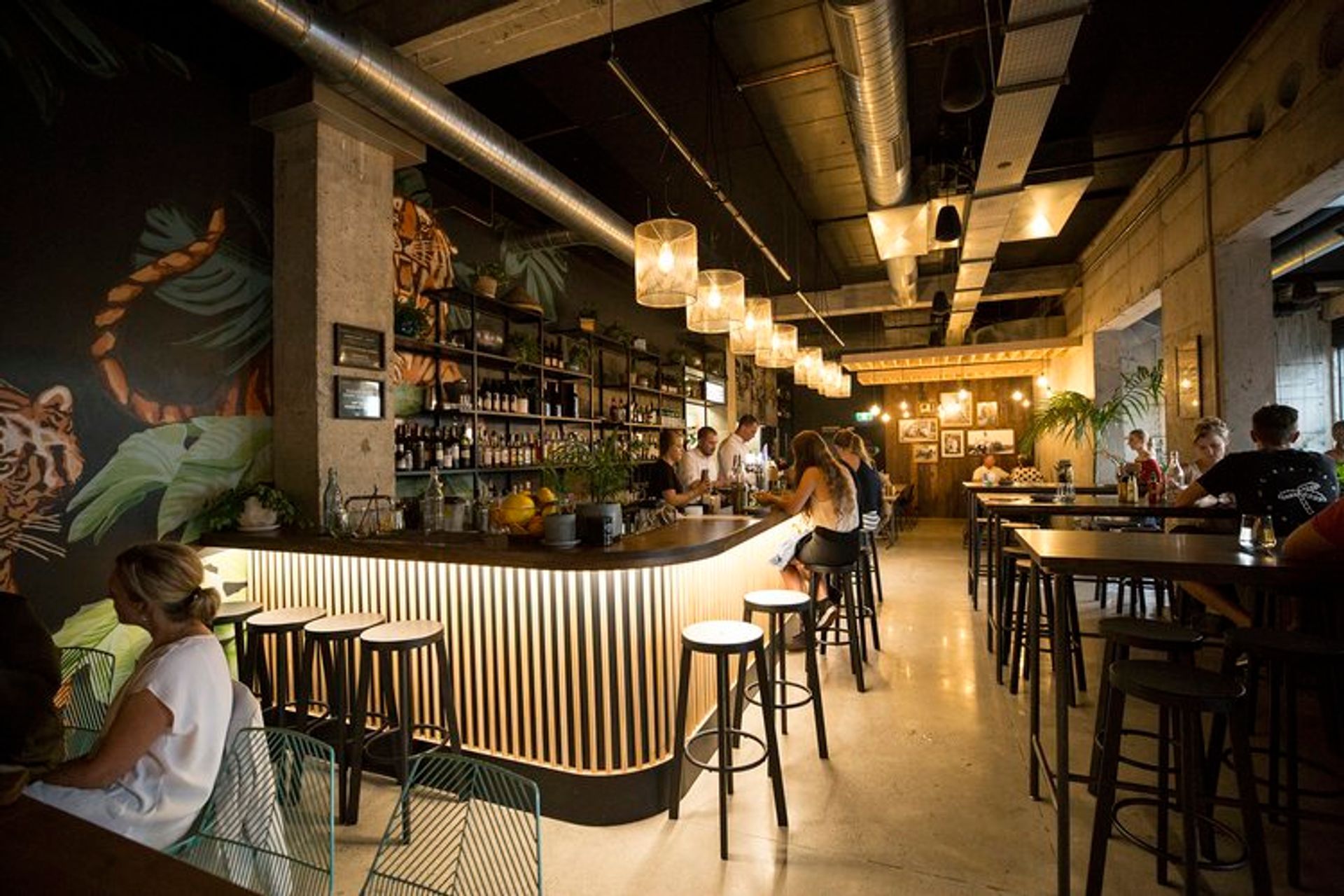 Banh Mi Caphe - Shelving and Signage Backdrop