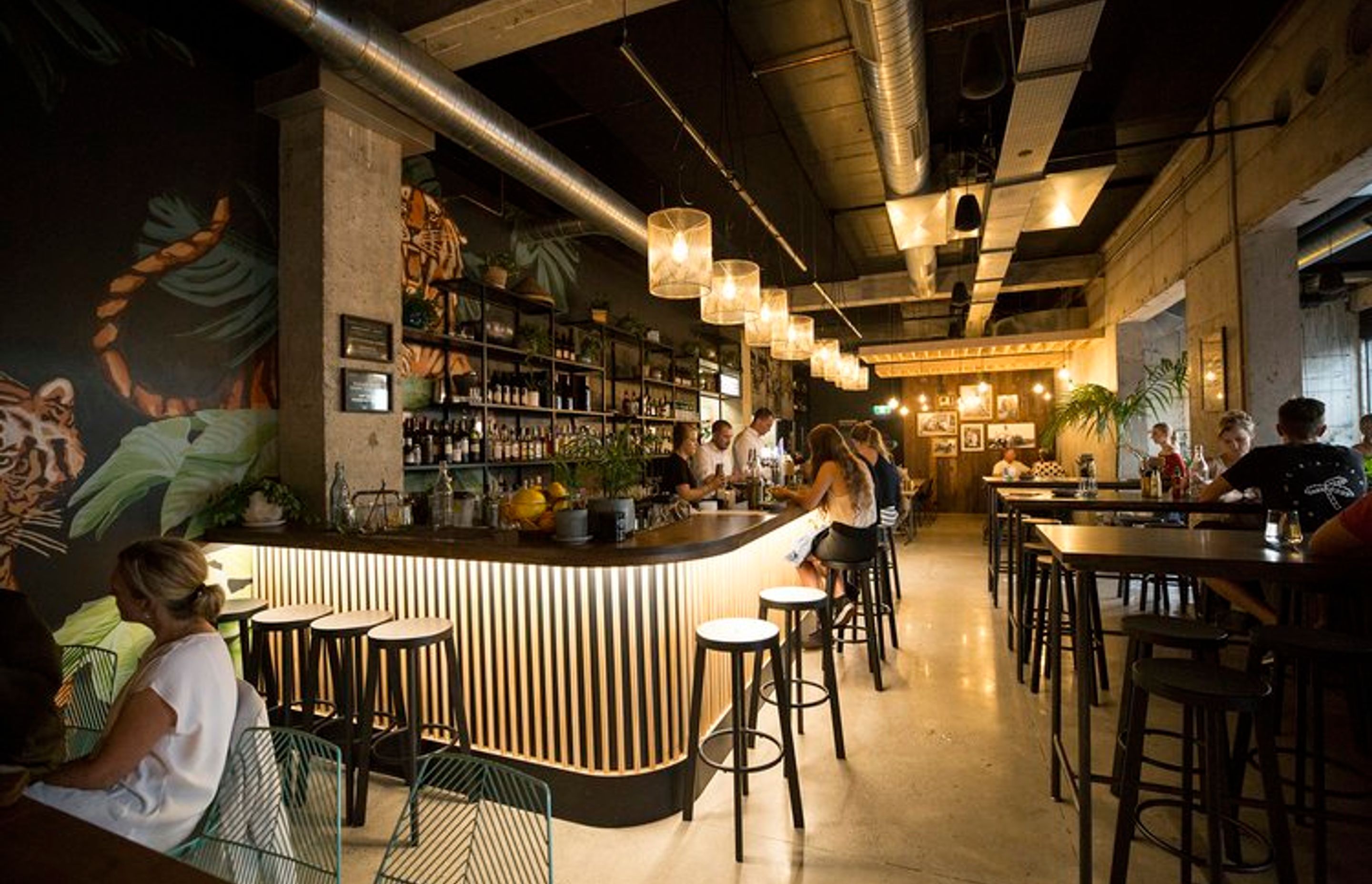 Banh Mi Caphe - Shelving and Signage Backdrop