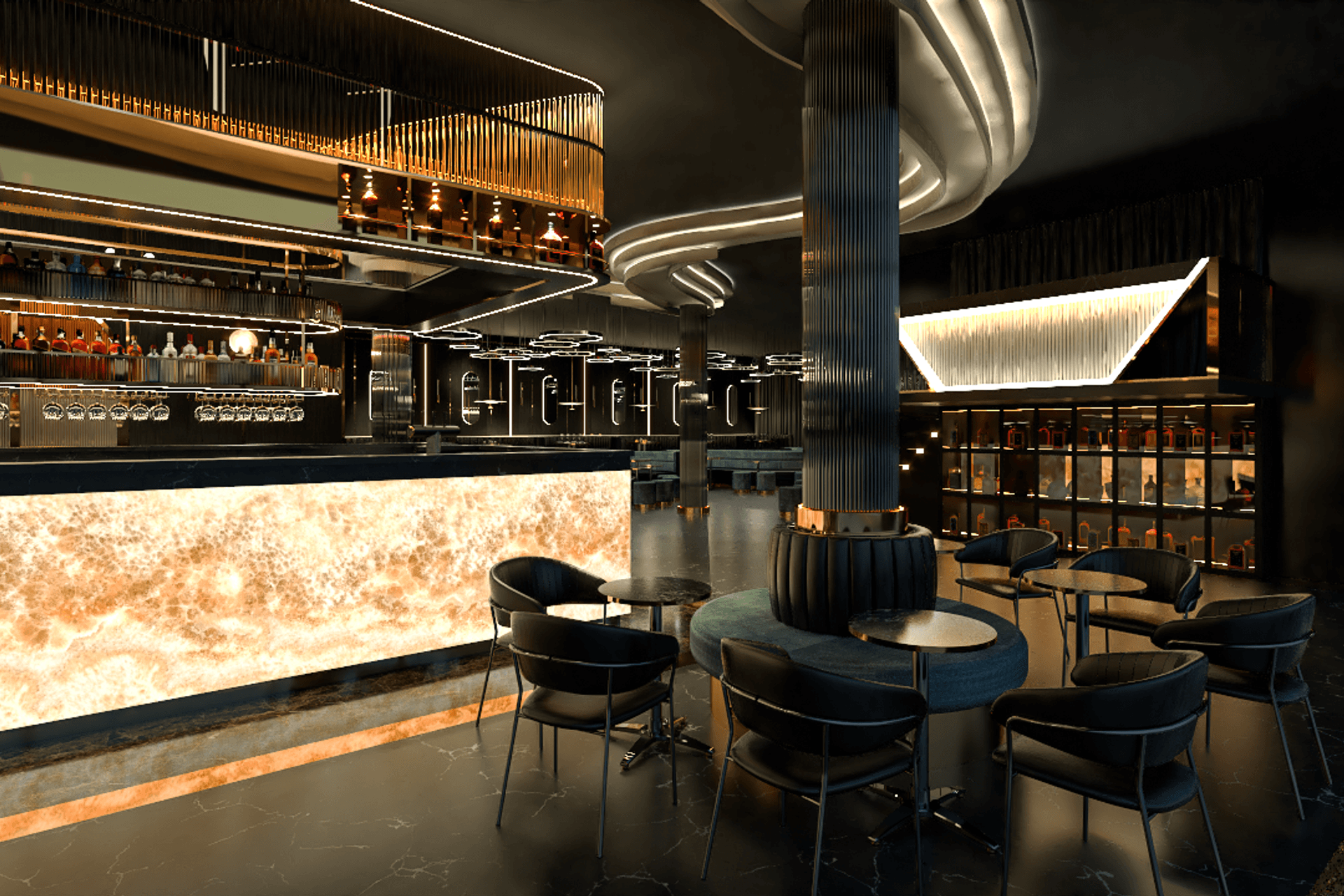 Renders - Rooftop Bar