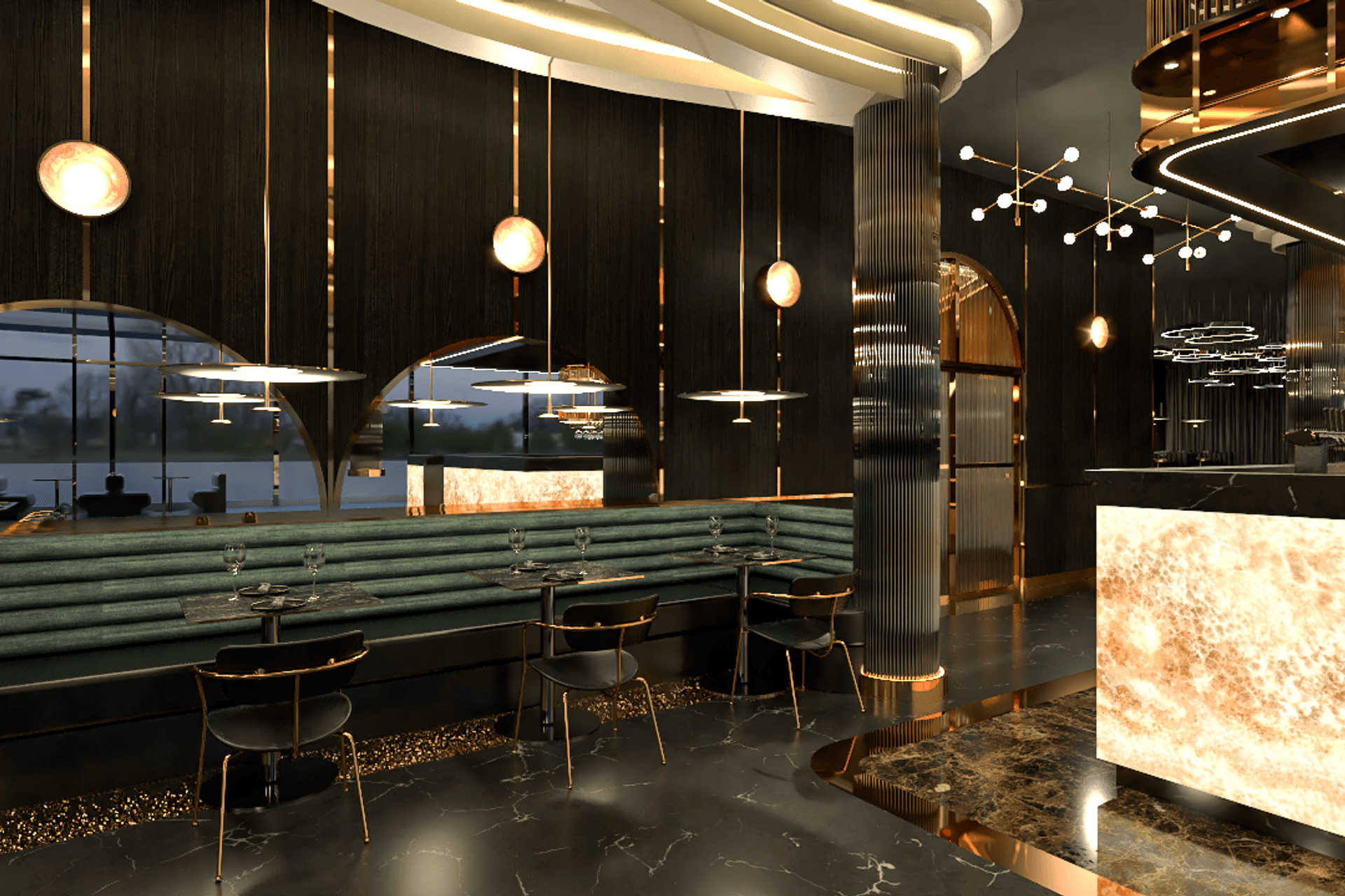 Renders - Rooftop Bar