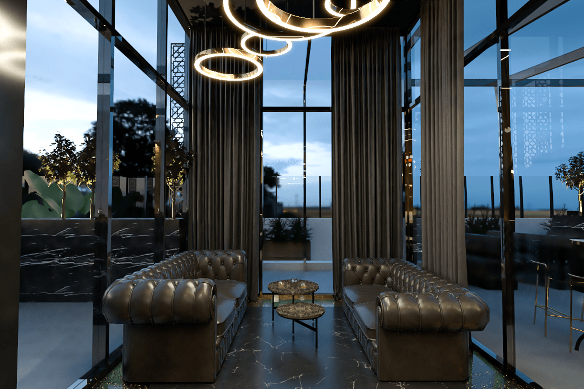 Renders - Rooftop Bar