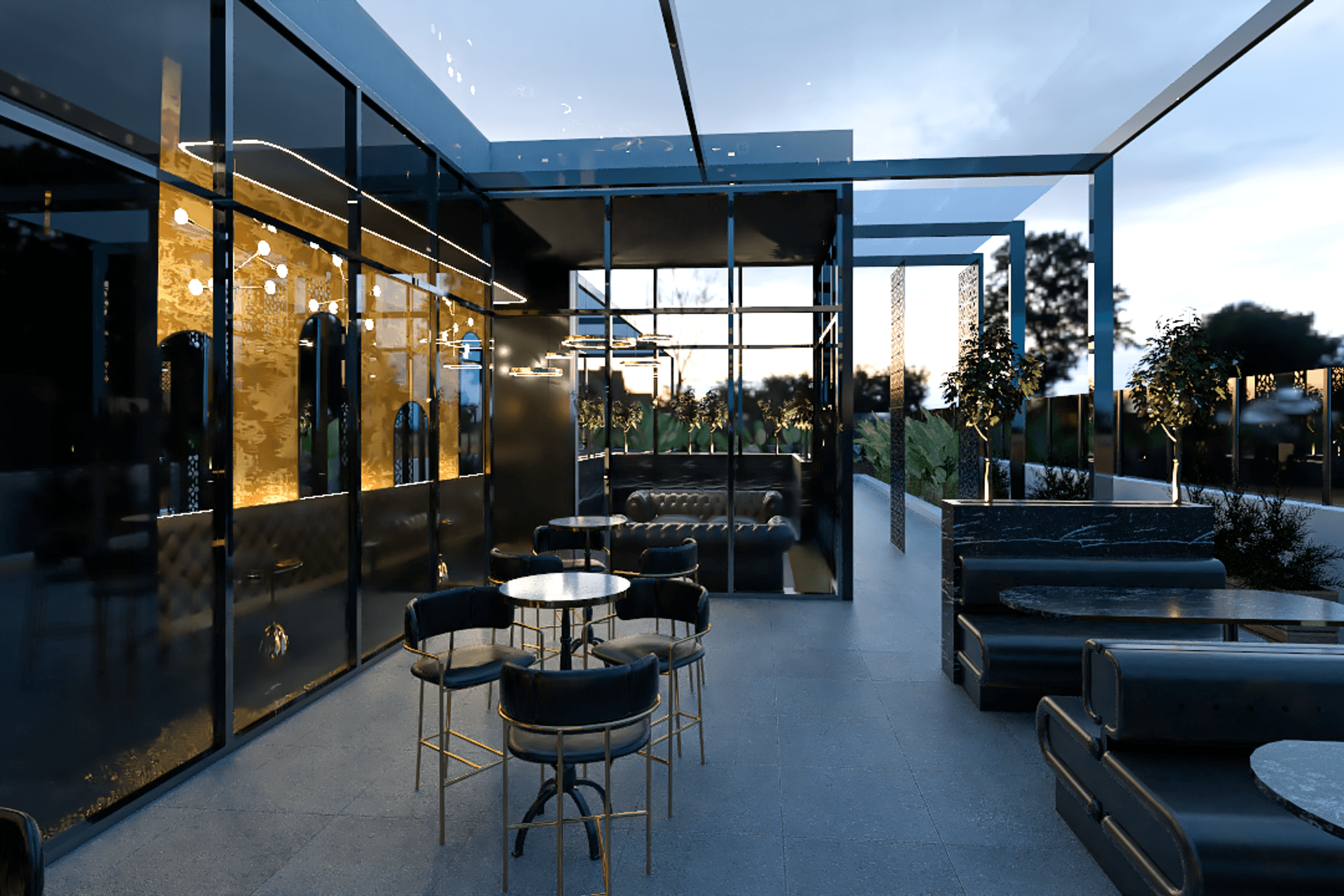 Renders - Rooftop Bar