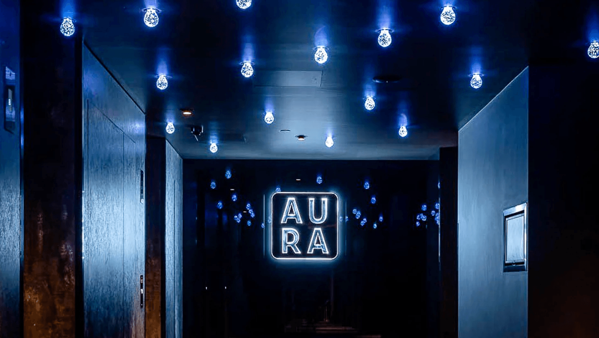 Crown Plaza Roof Top Aura Bar banner