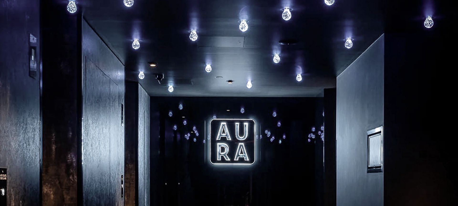 Crown Plaza Roof Top Aura Bar banner