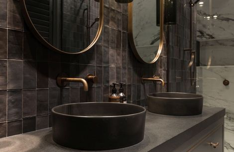 Moody Bathroom