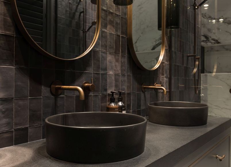 Moody Bathroom