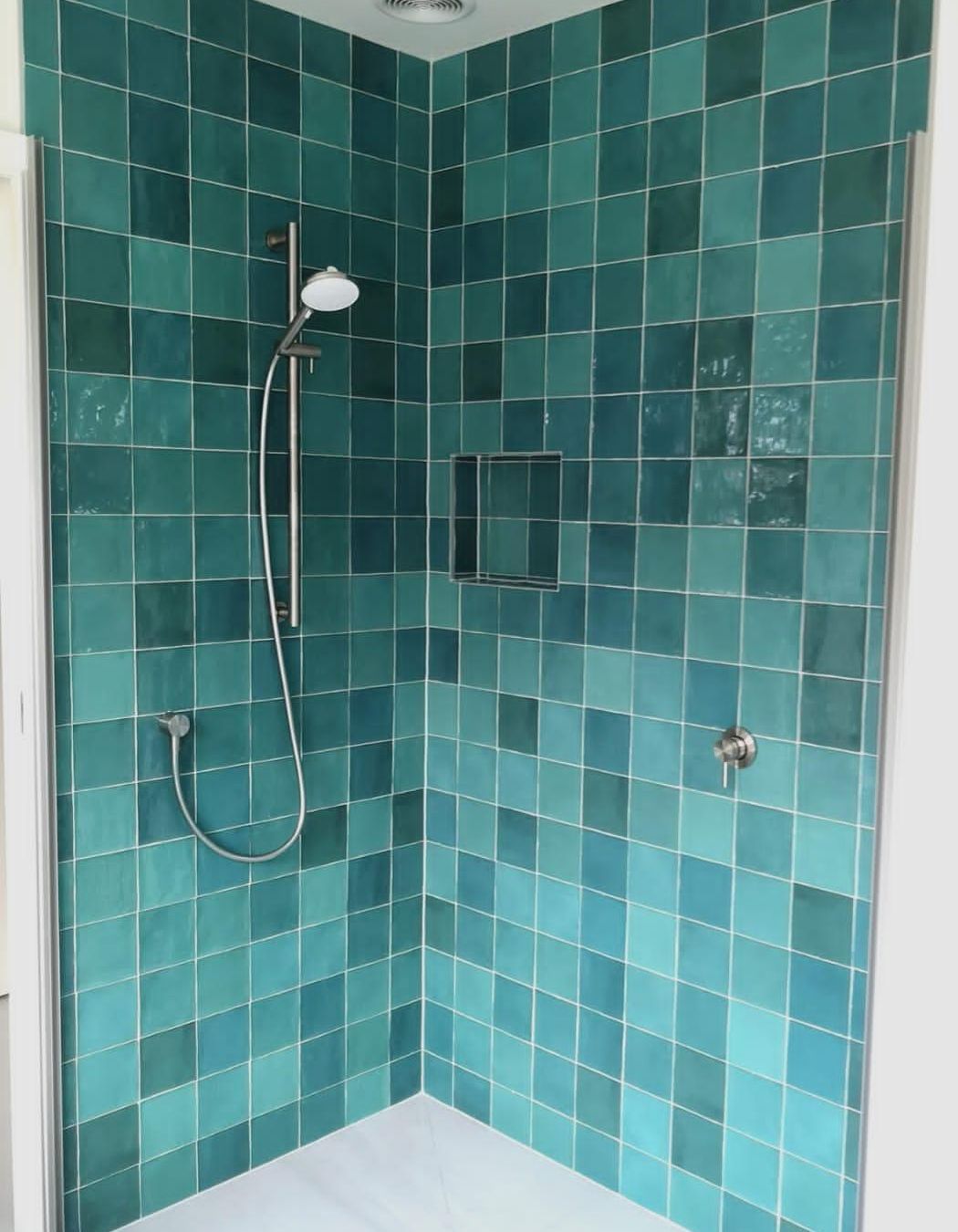 Aqua Bathroom Tiling
