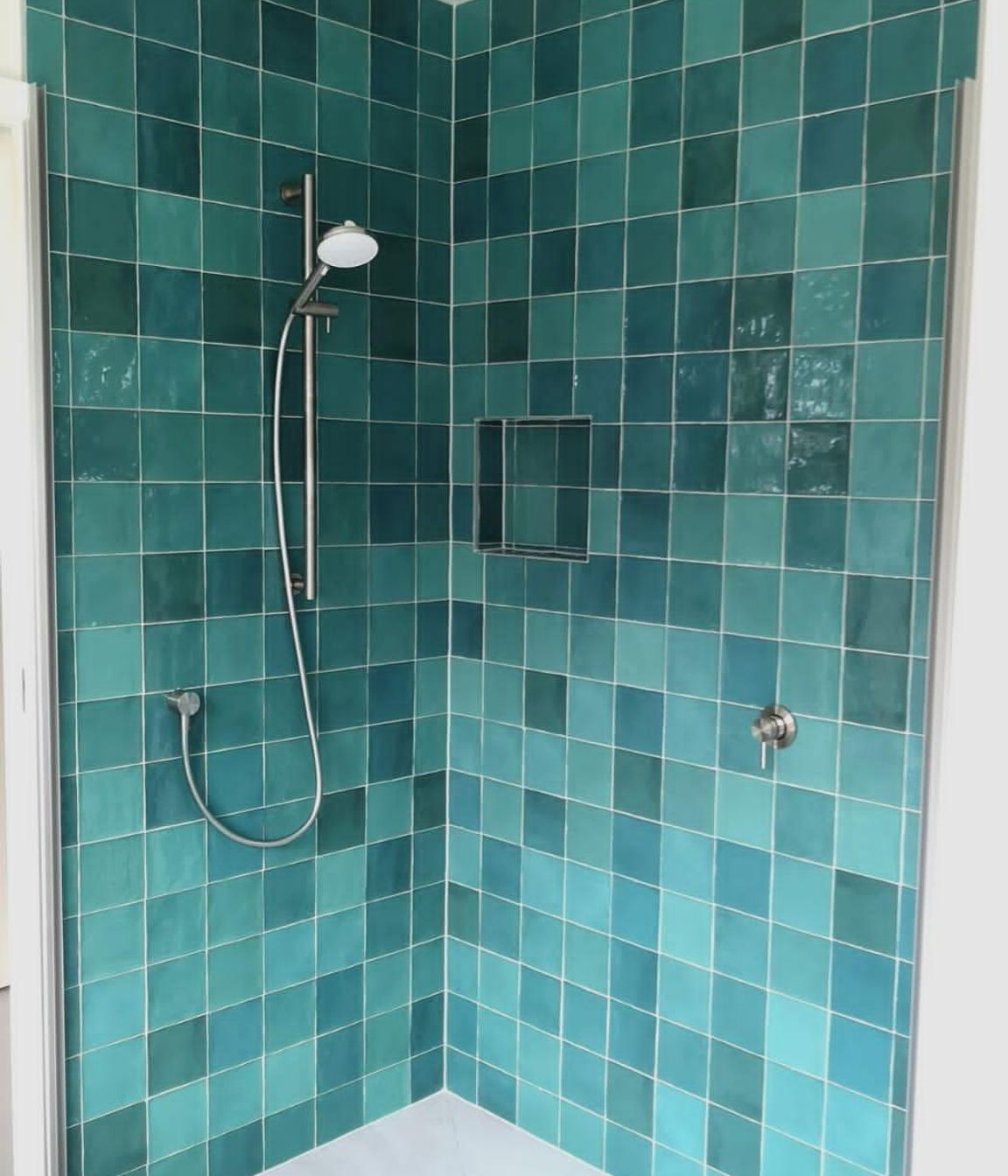 Aqua Bathroom Tiling