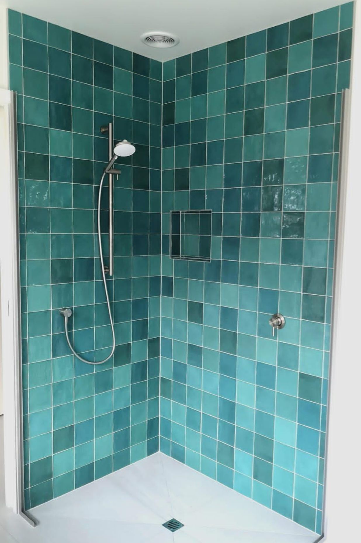 Aqua Bathroom Tiling