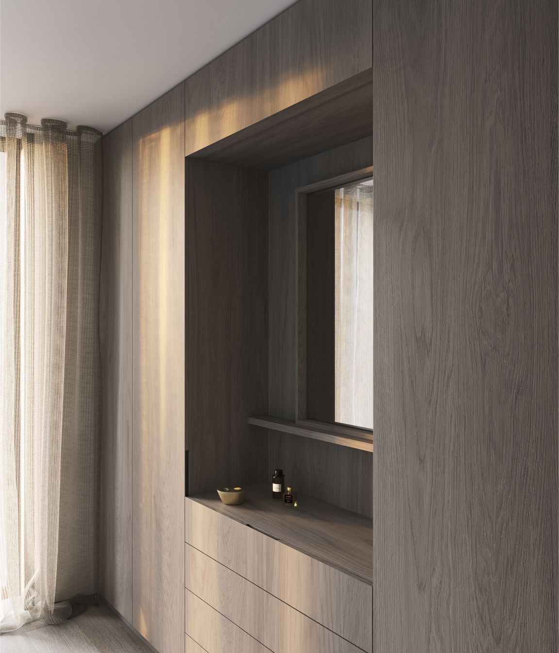 Generous storage is provided for daily and long-term convenience.