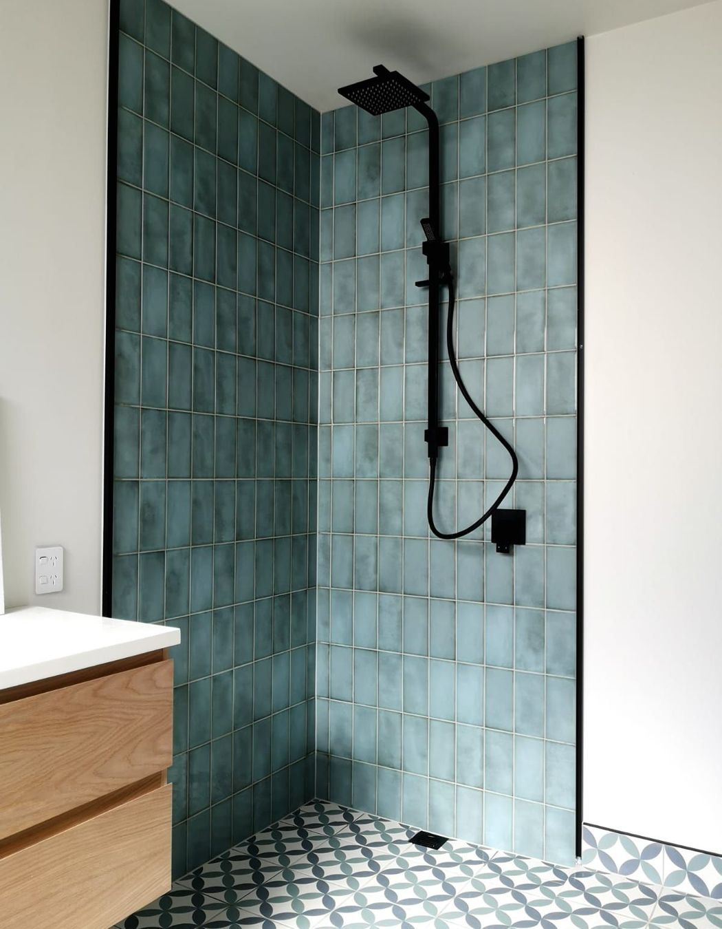 Aqua Bathroom Tiling