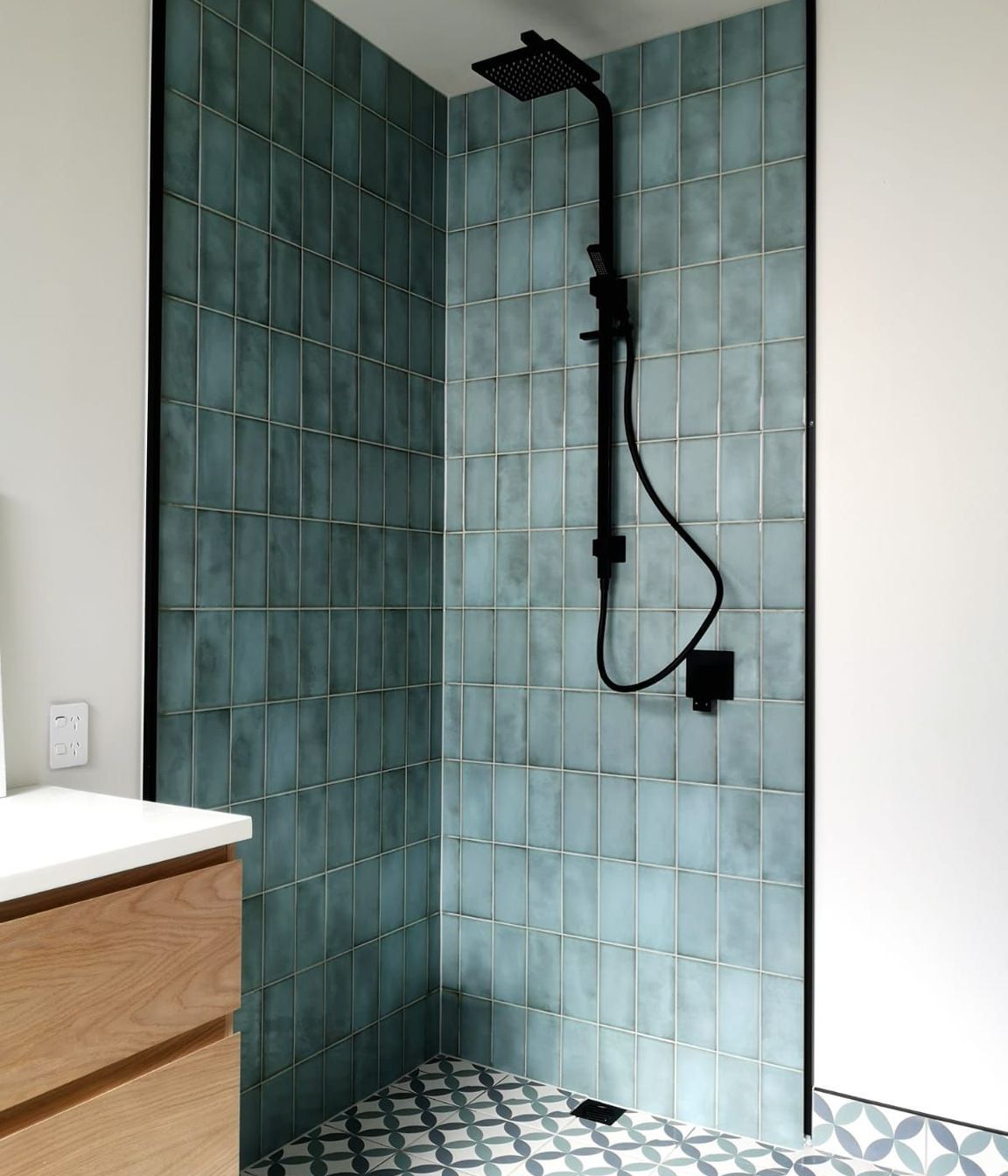 Aqua Bathroom Tiling
