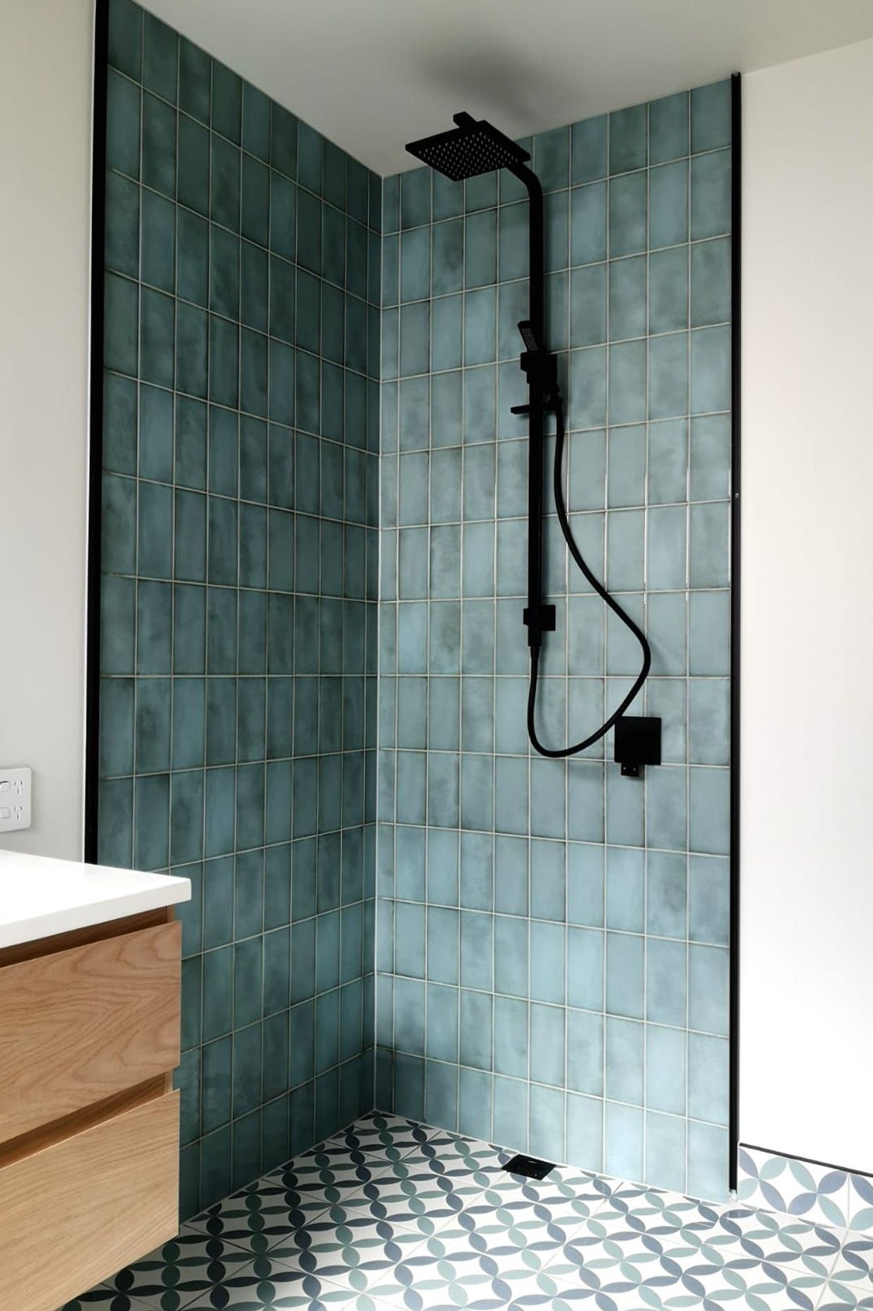 Aqua Bathroom Tiling