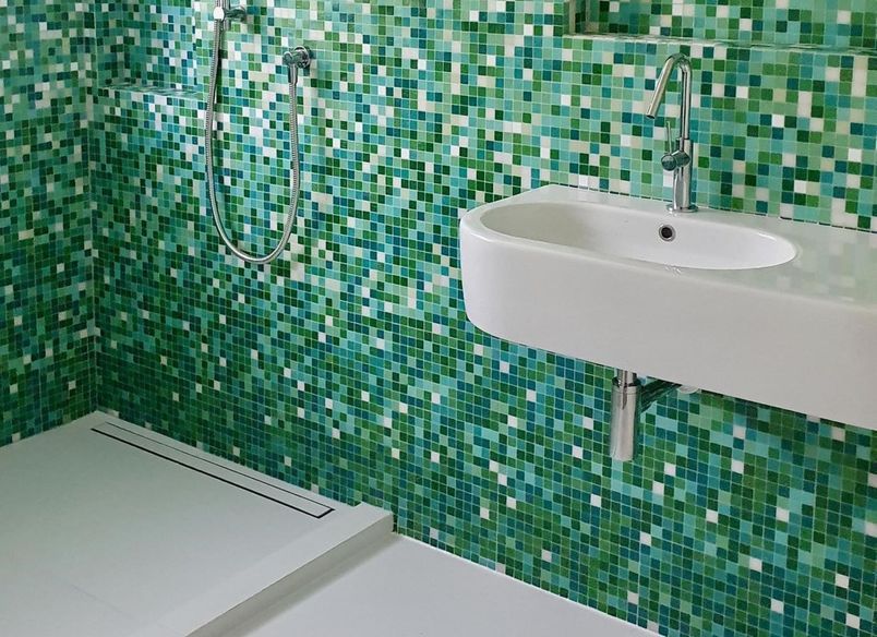 Bisazza mosaic shower-room in Christchurch