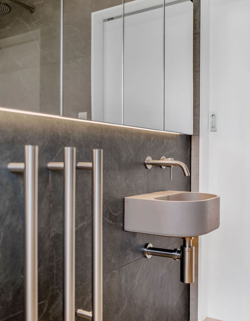 Backlit and beautifully integrated, this one’s designed to glow, not glare.