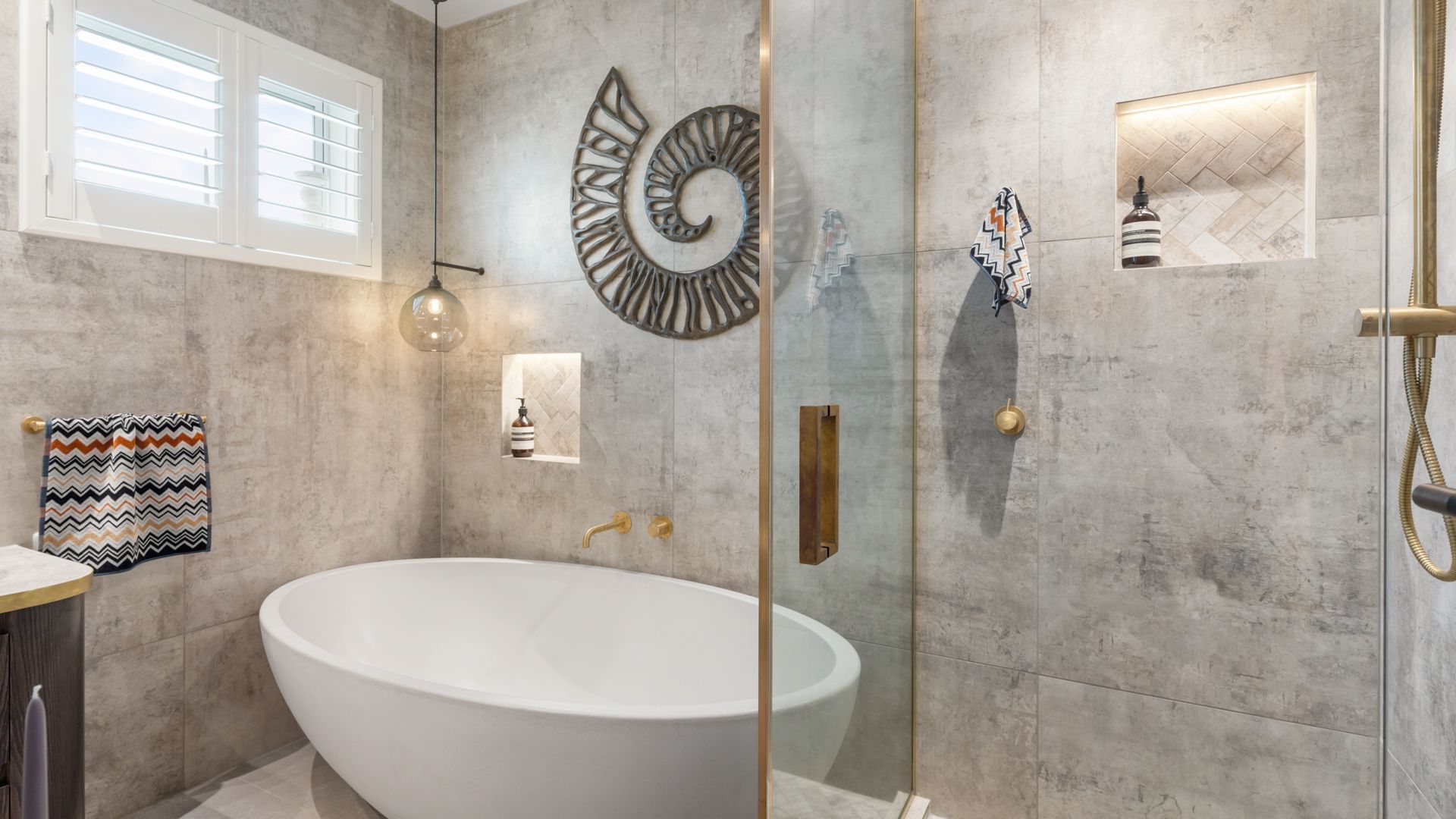 Luxury bathroom sanctuary video