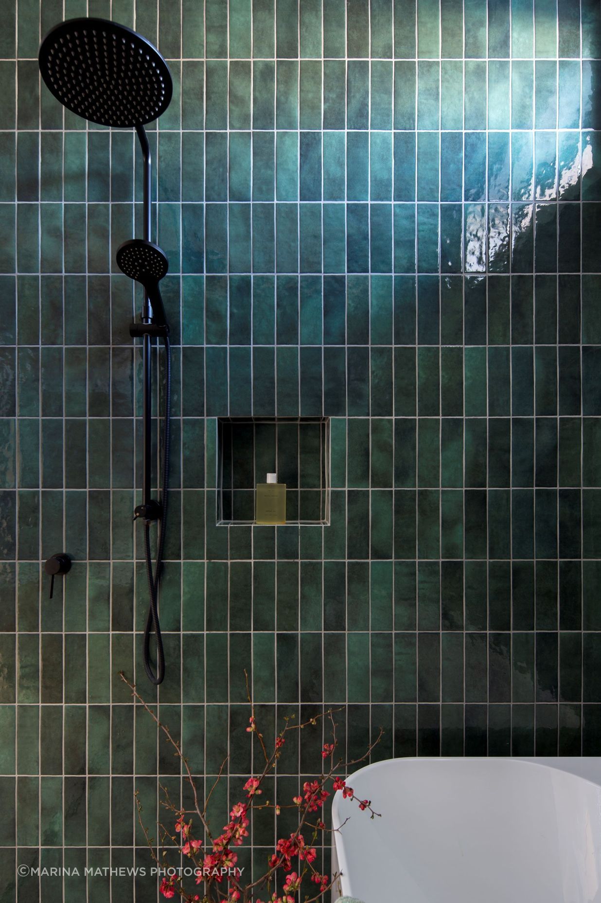 Emerald Green Family Bathroom