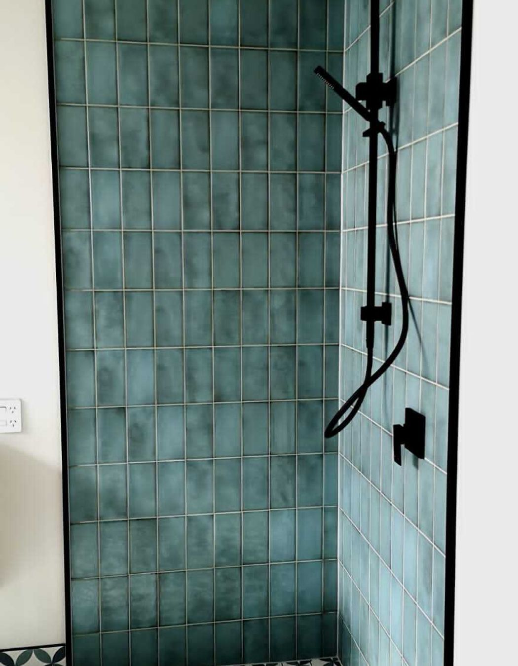 Aqua Bathroom Tiling