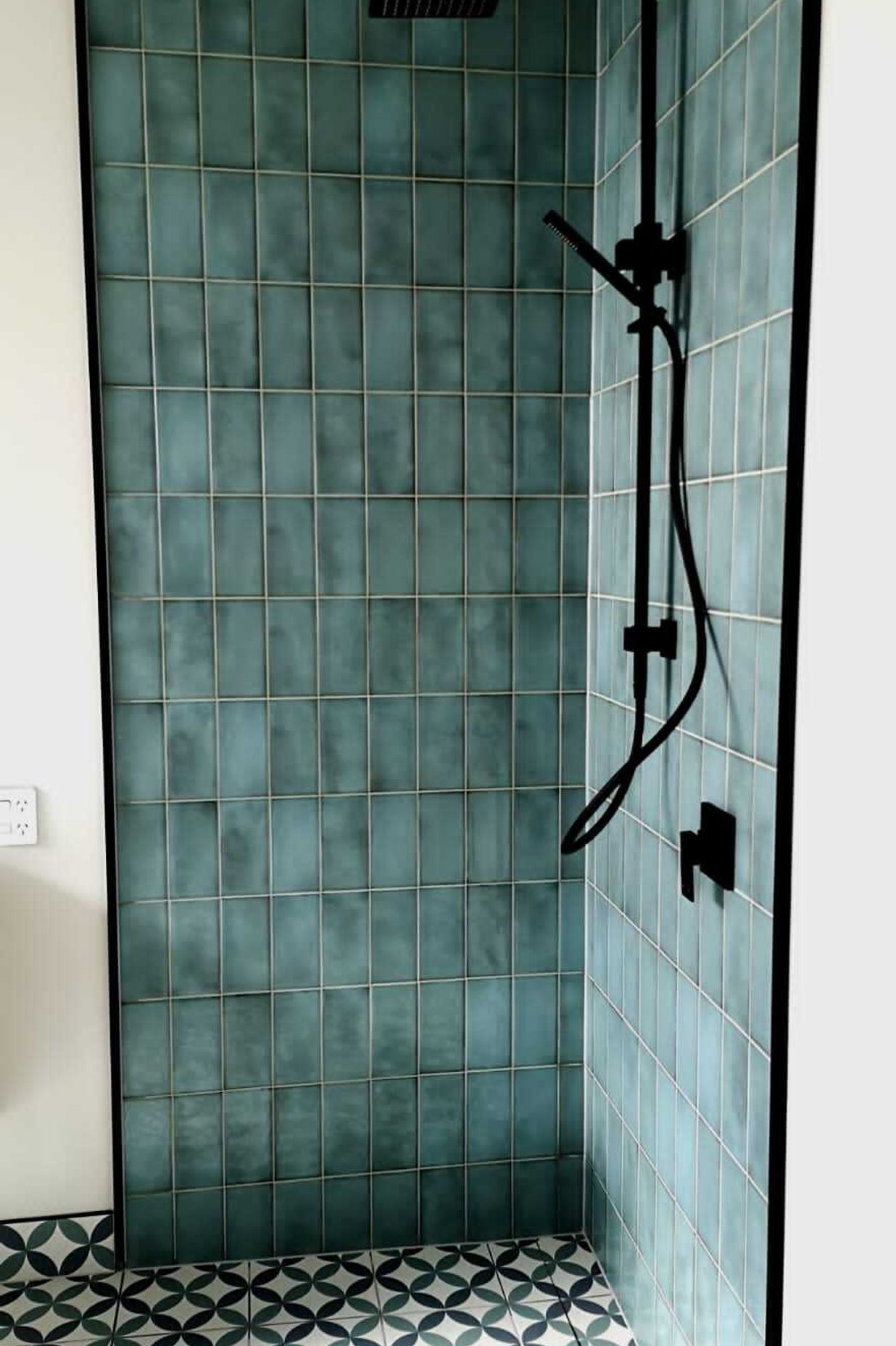 Aqua Bathroom Tiling