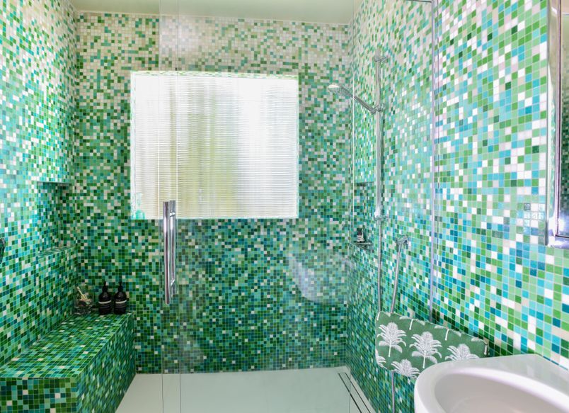 Bisazza mosaic shower-room in Christchurch