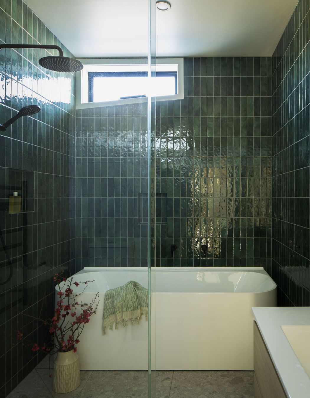 Emerald Green Family Bathroom