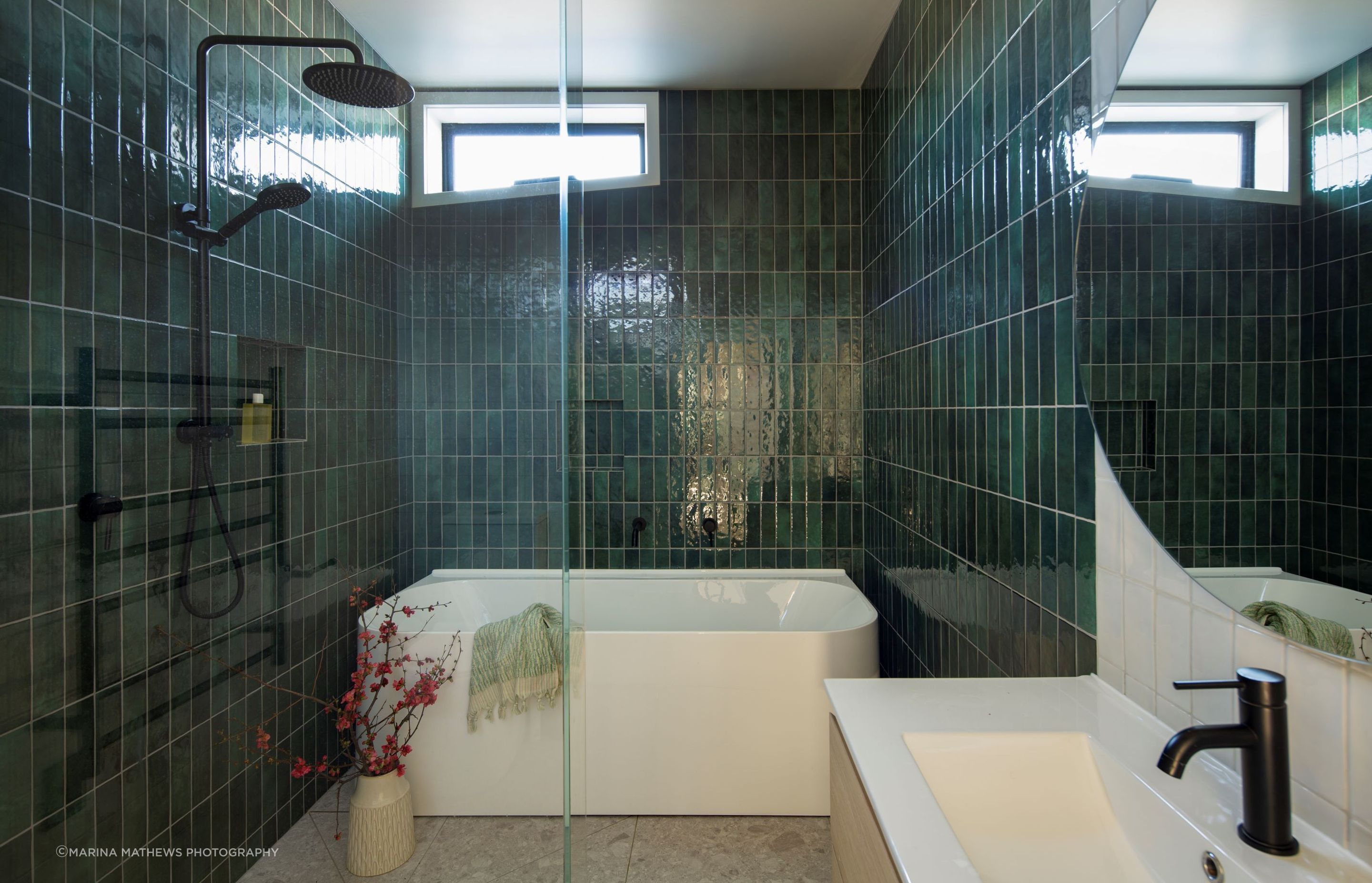 Emerald Green Family Bathroom