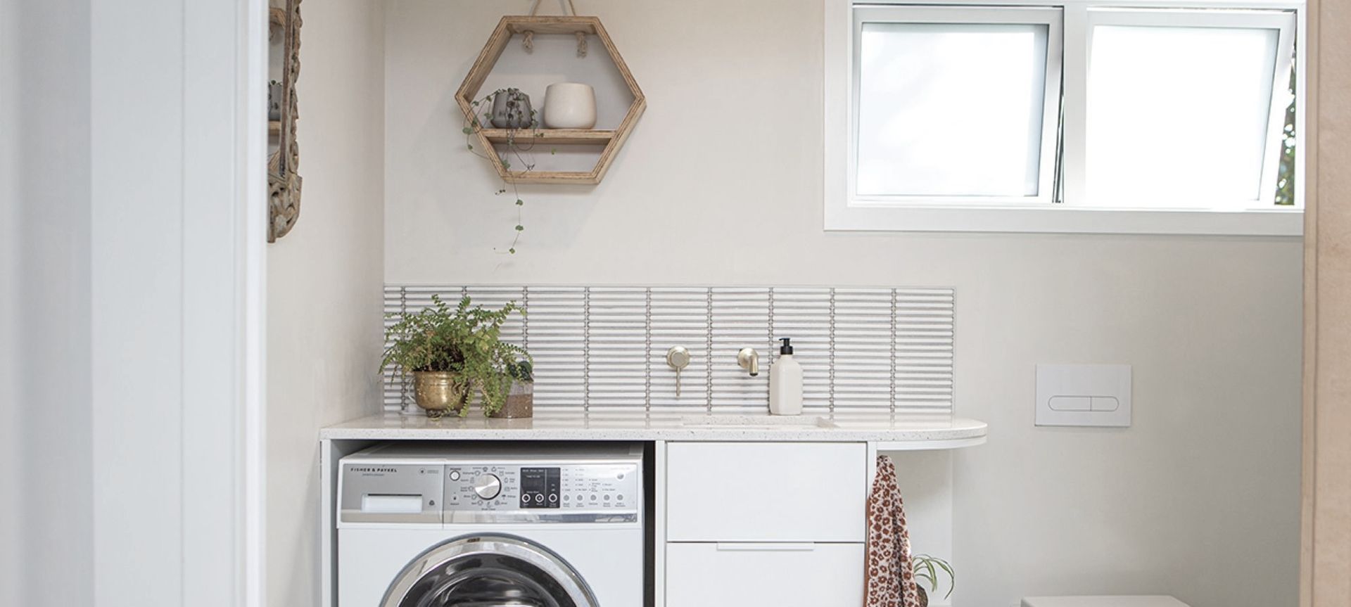 Simple Elegance dual Bathroom and Laundry banner
