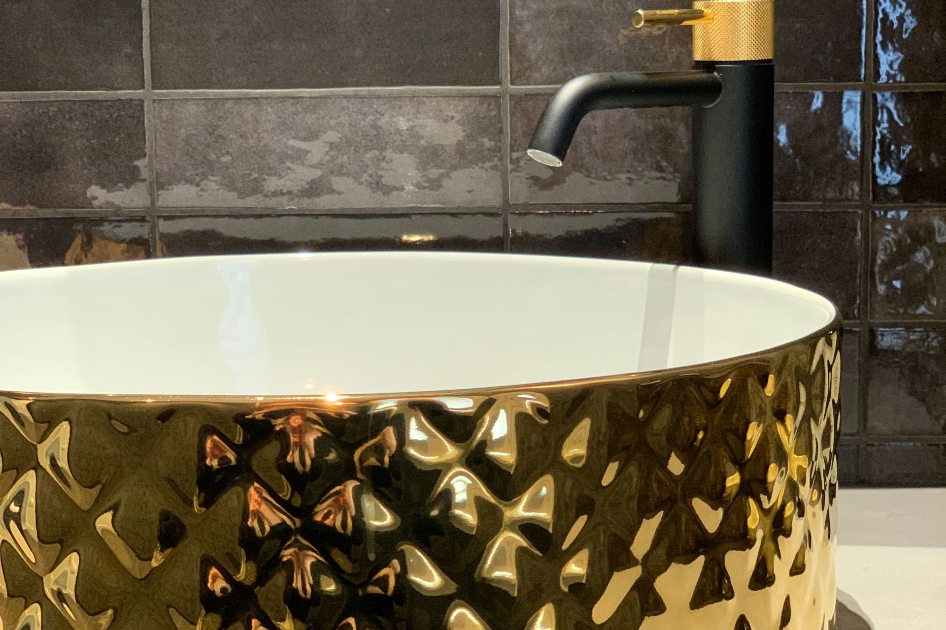 Luxurious Powder Room and Laundry