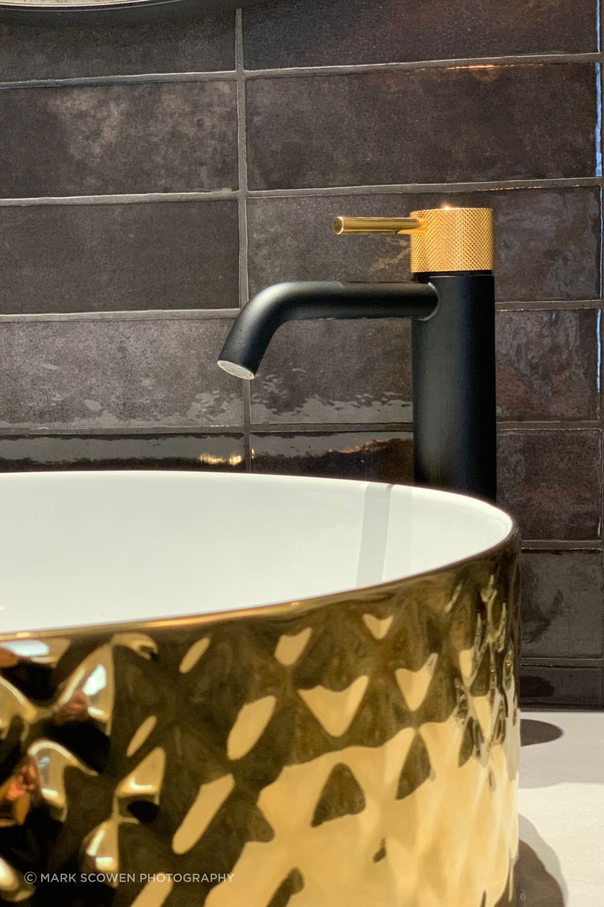 Luxurious Powder Room and Laundry