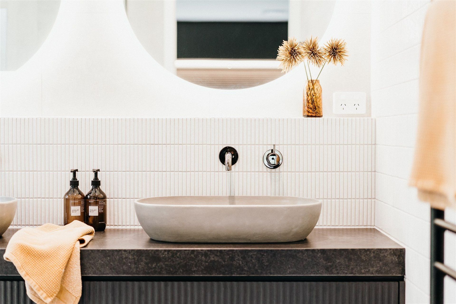 Modern + Textured Ensuite