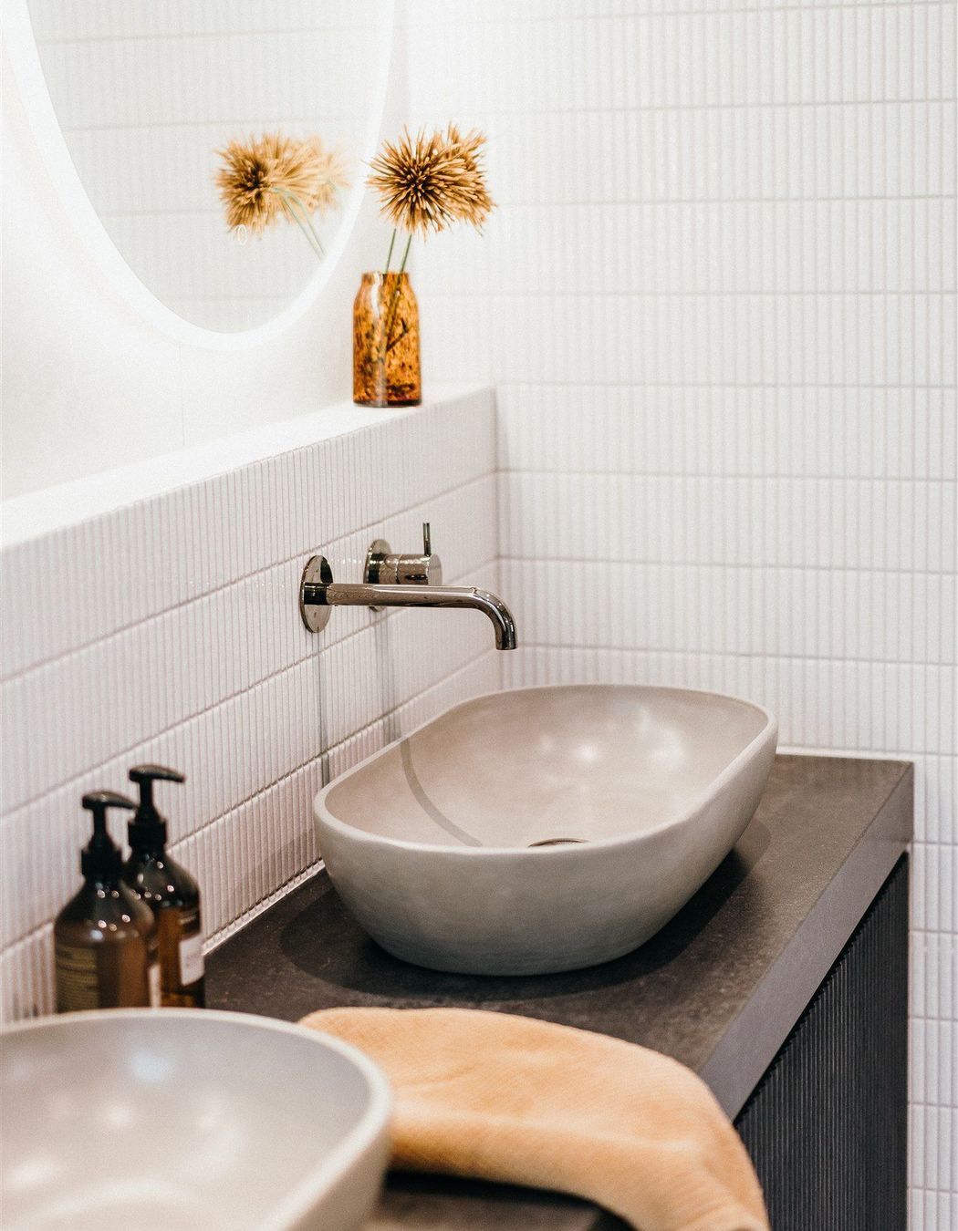 Modern + Textured Ensuite