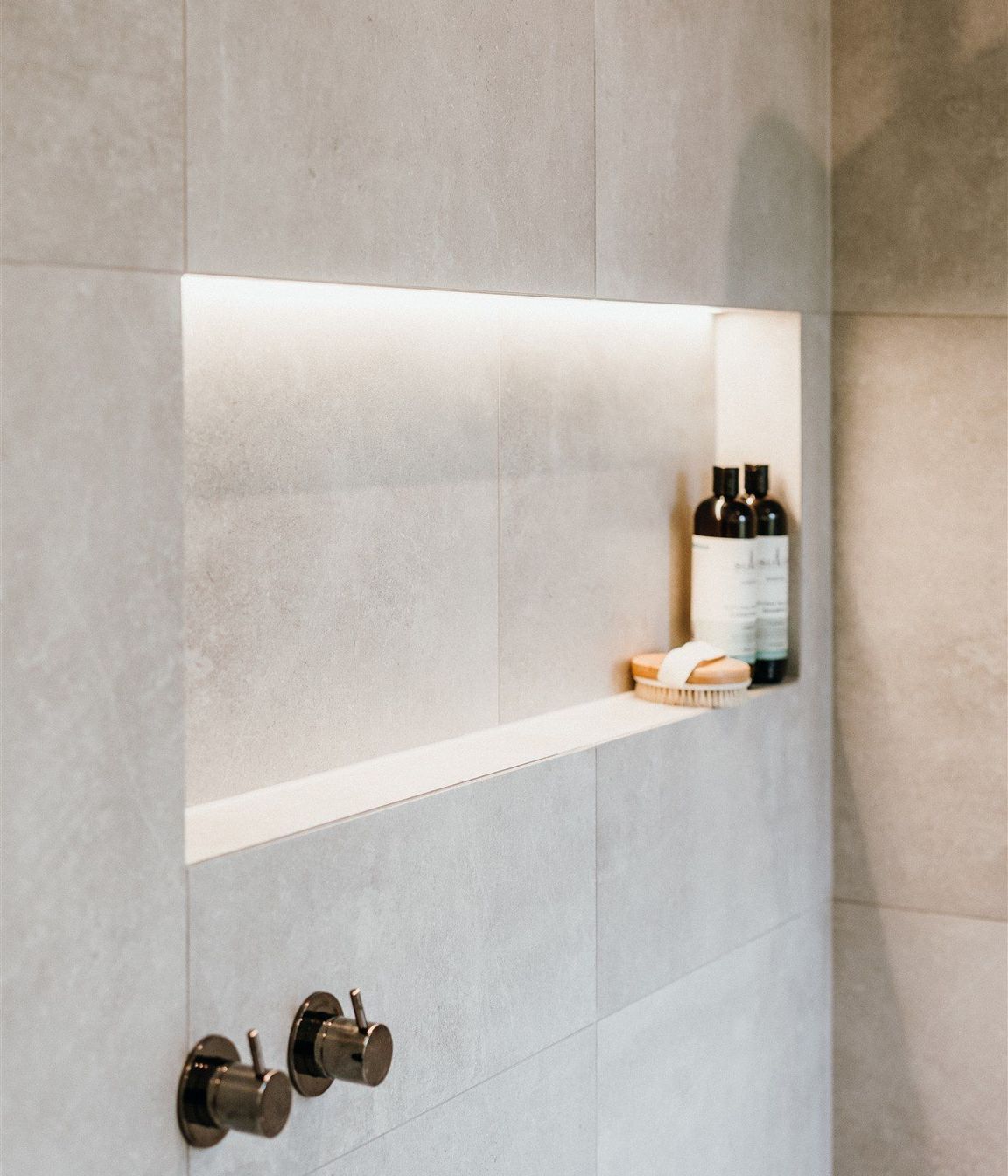 Modern + Textured Ensuite