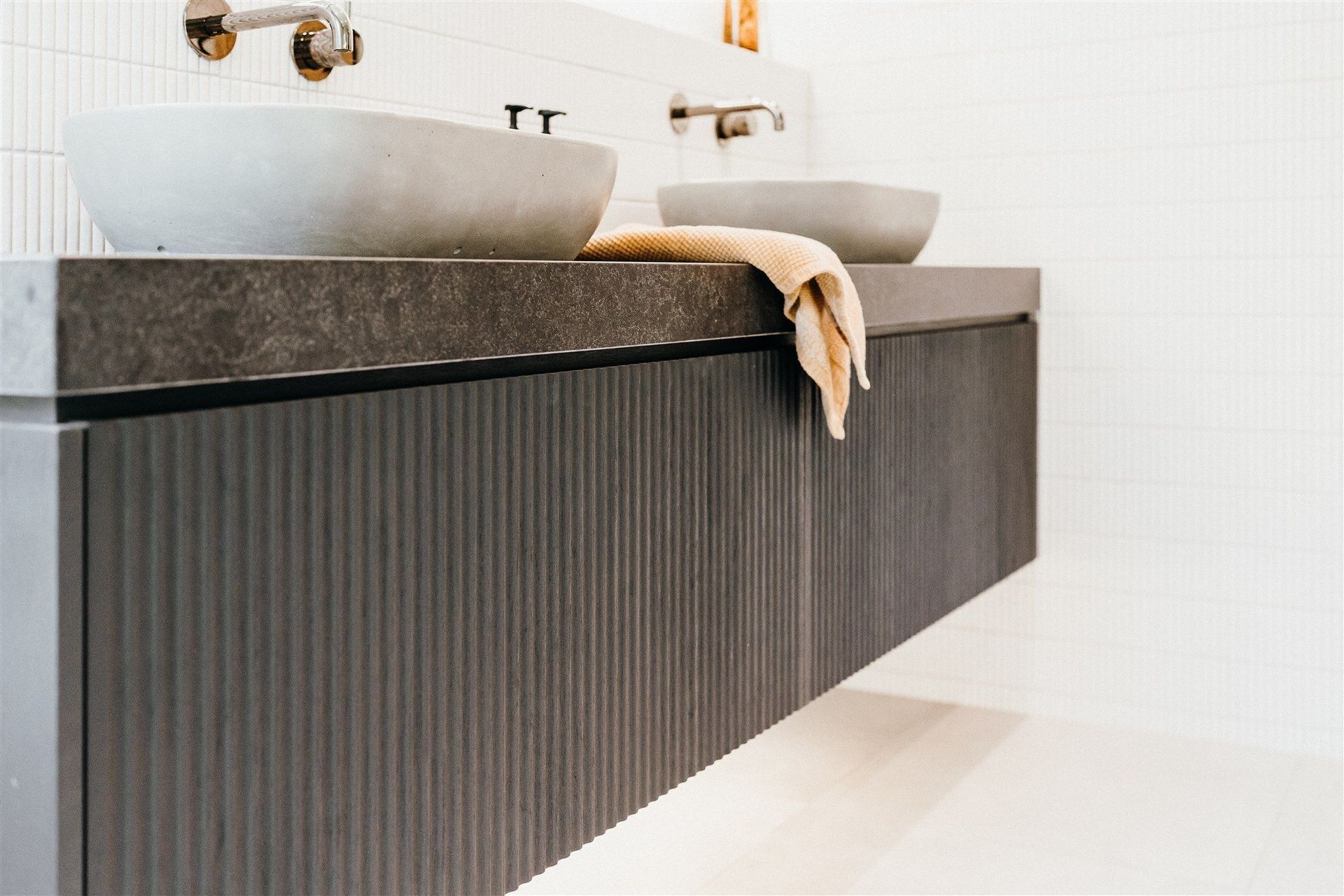 Modern + Textured Ensuite