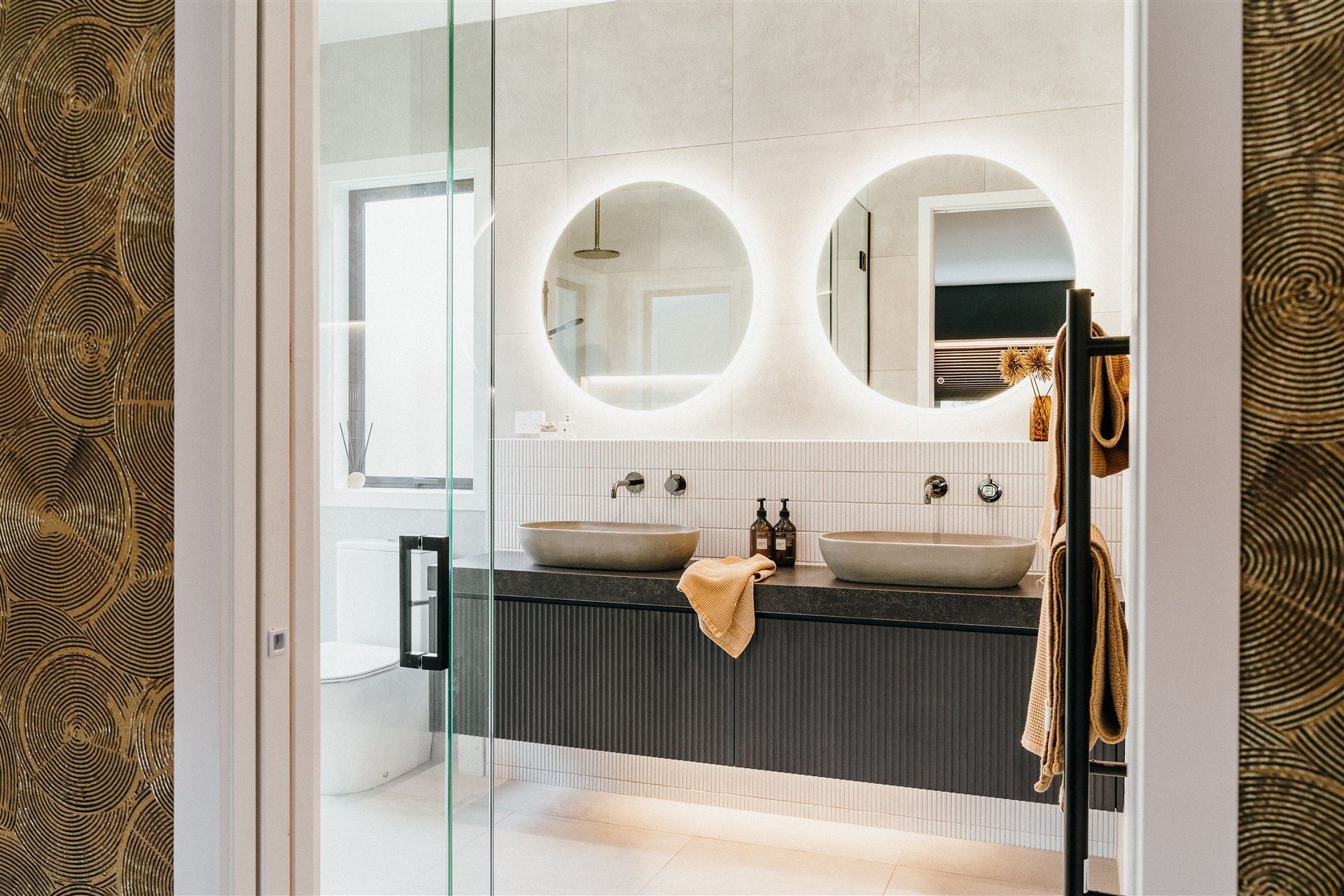 Modern + Textured Ensuite