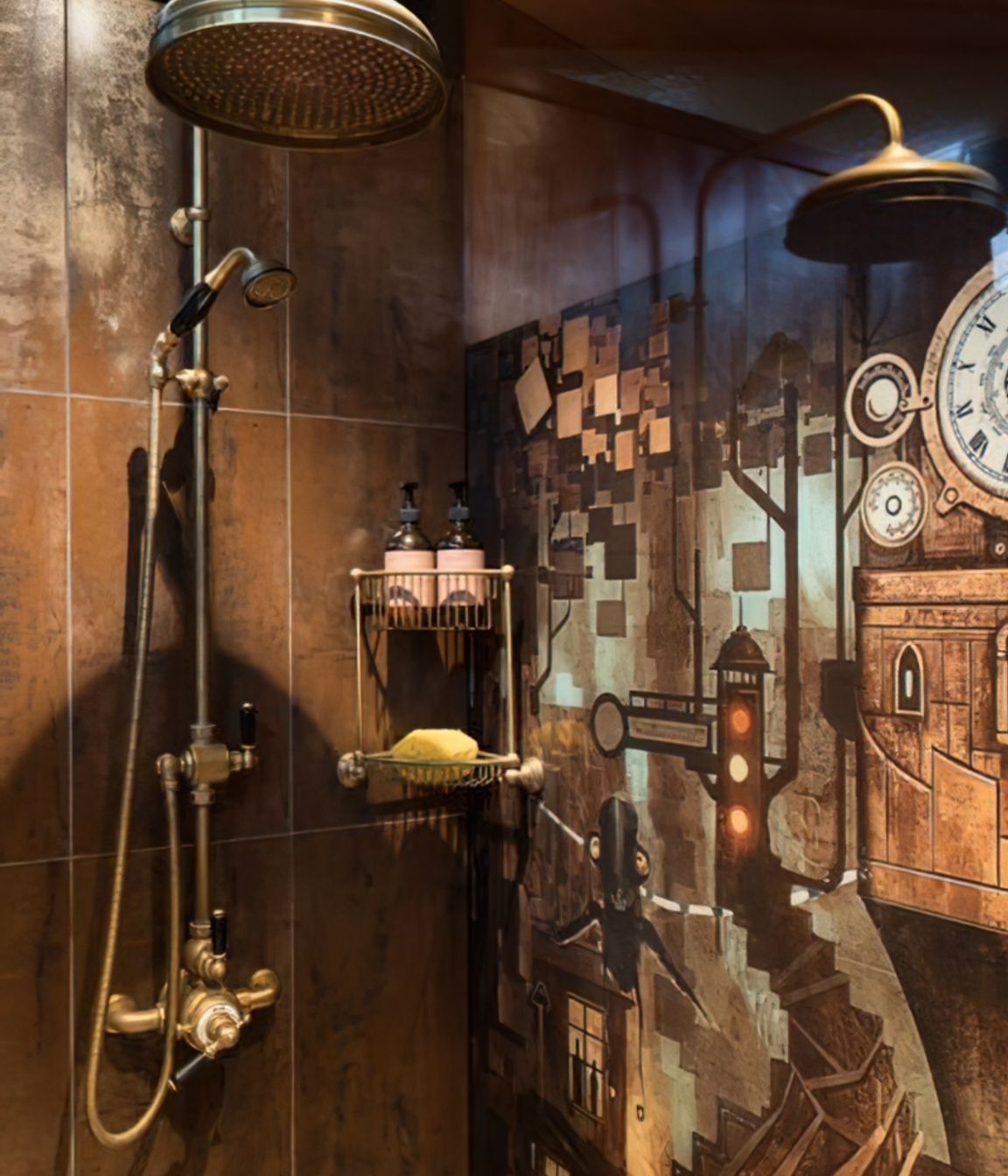 Steampunk Bathroom
