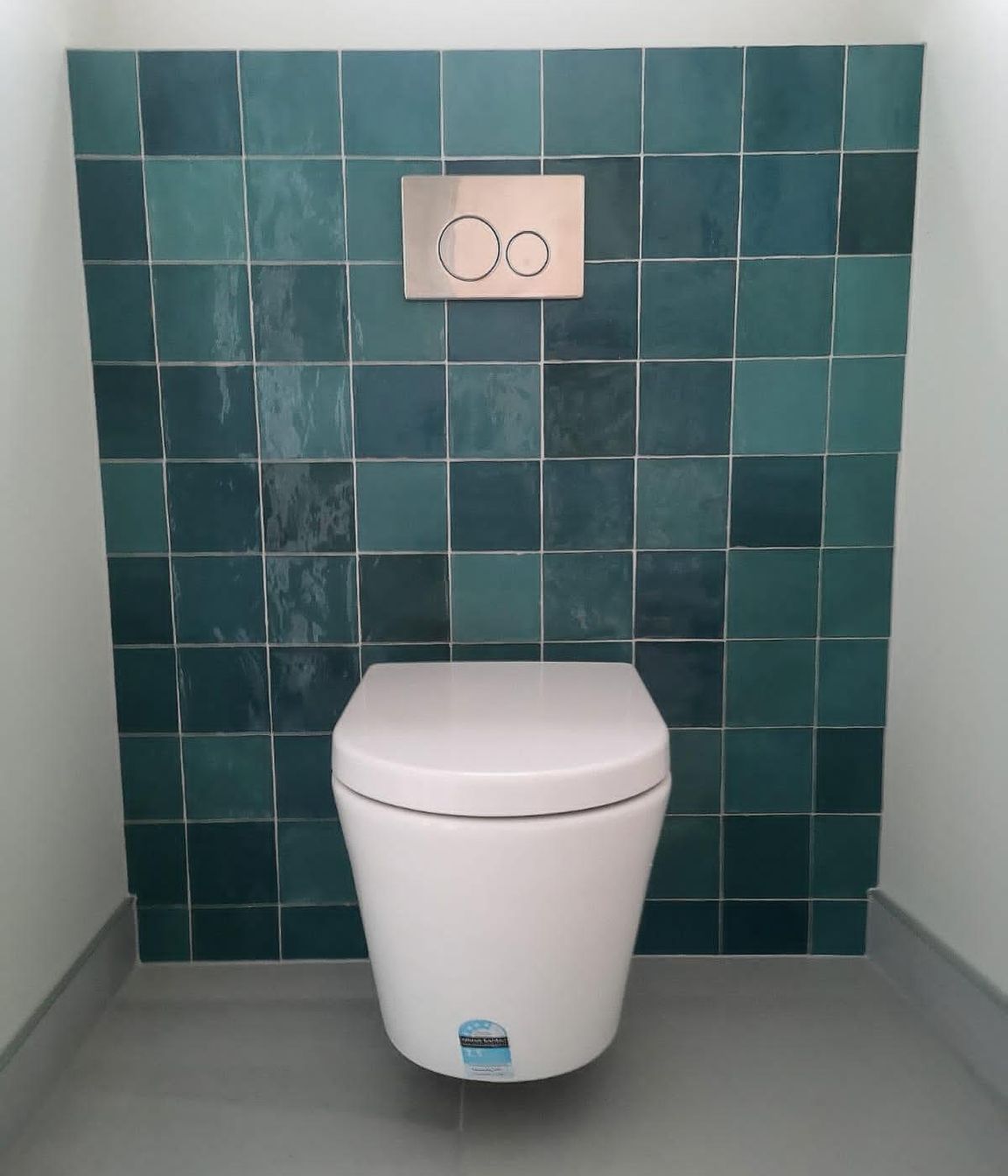 Aqua Bathroom Tiling