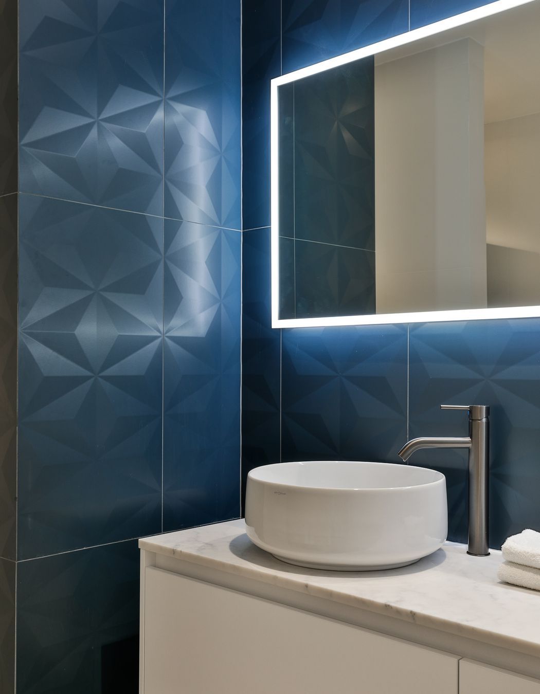 4D Diamond Deep Blue 400x800mm