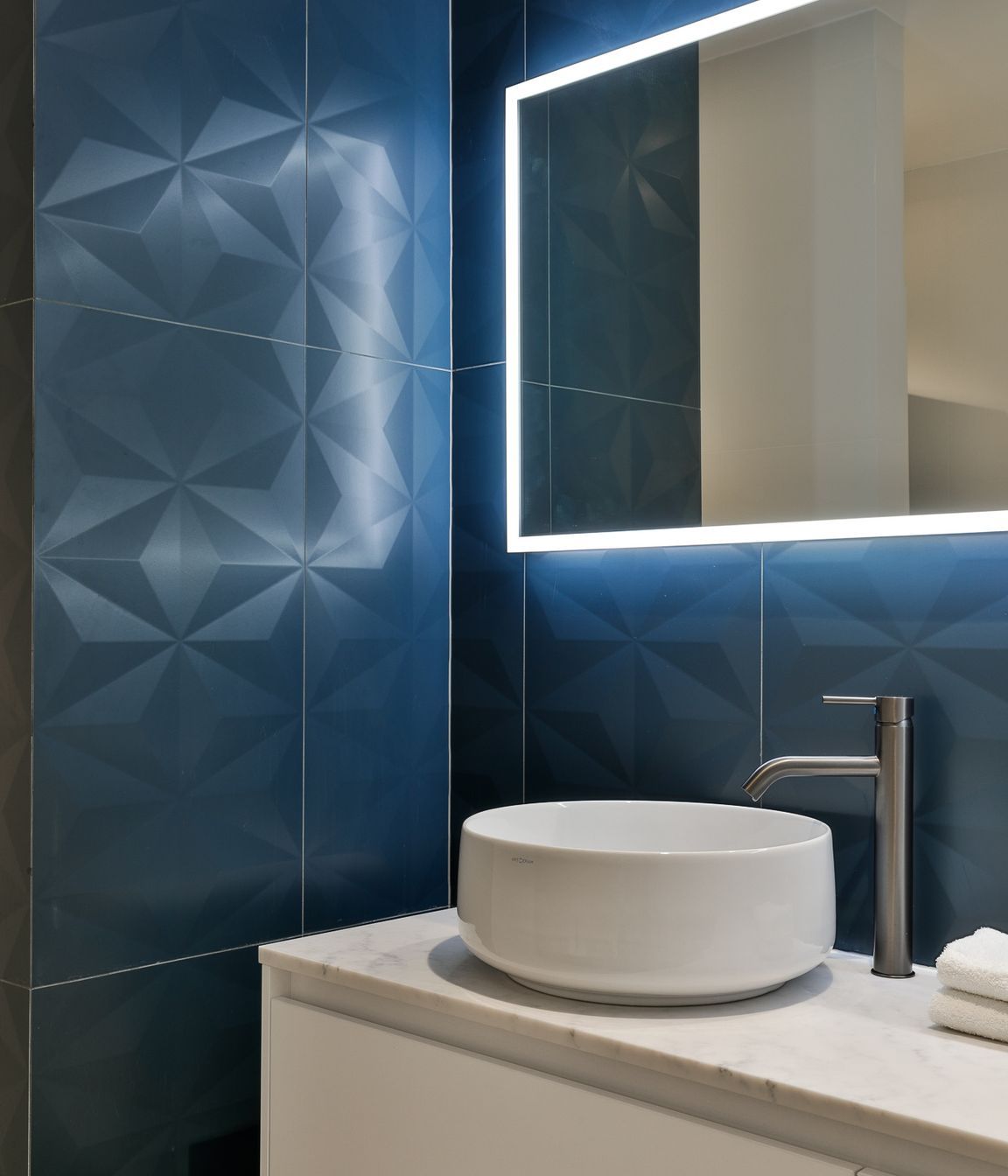4D Diamond Deep Blue 400x800mm