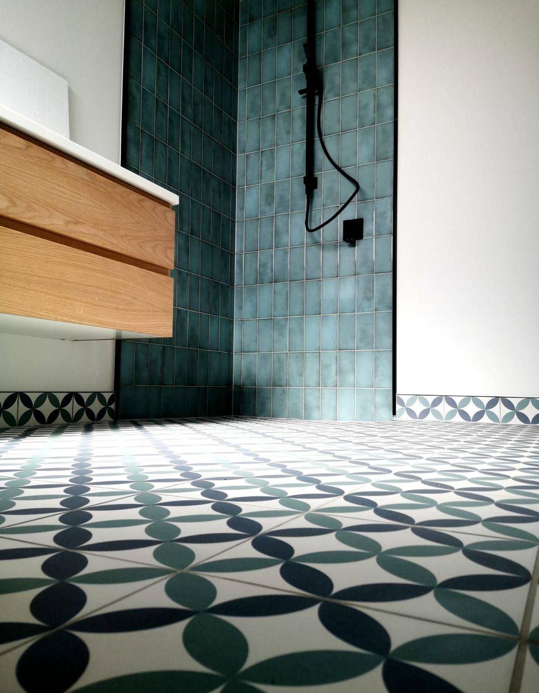 Aqua Bathroom Tiling