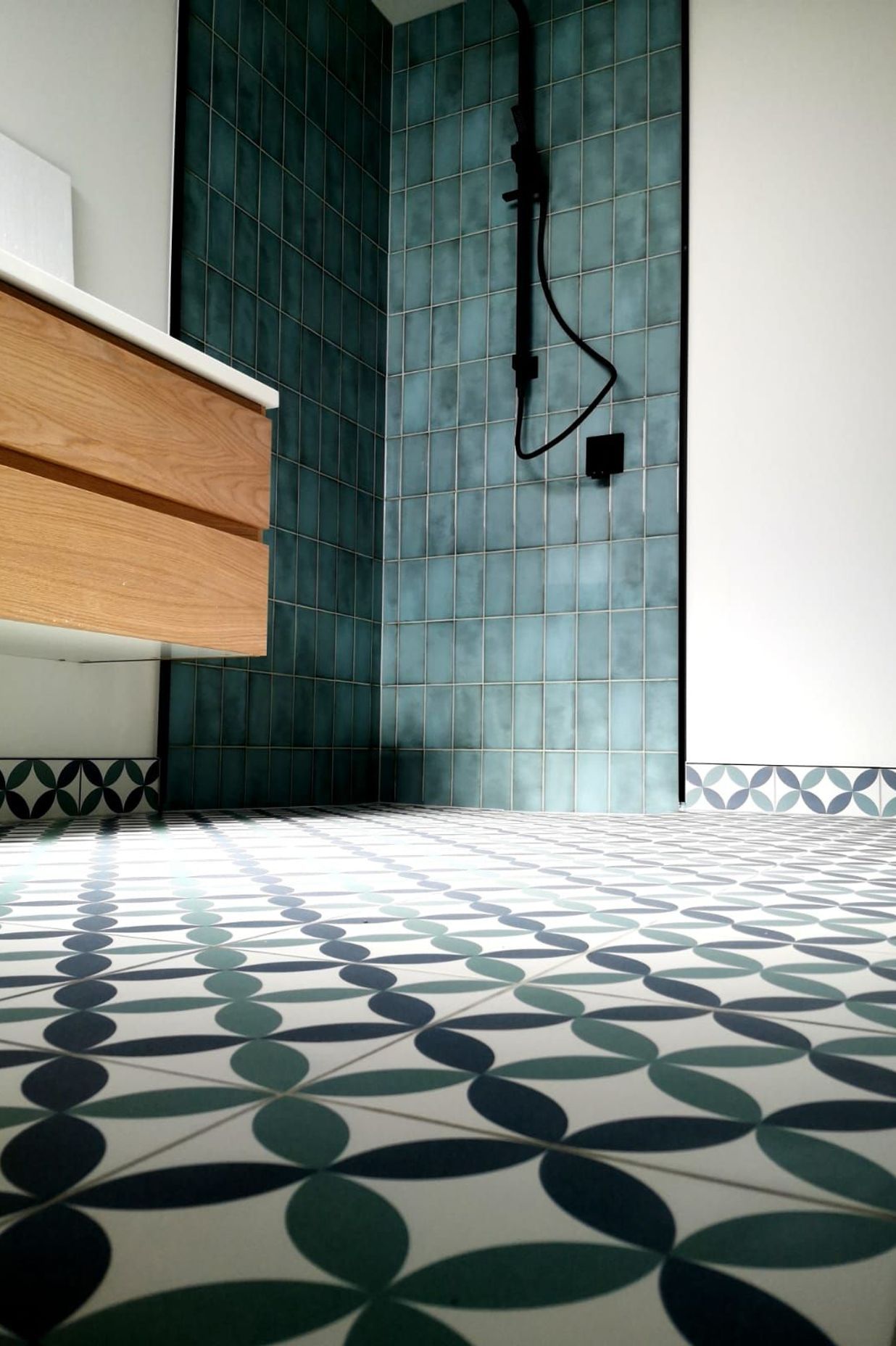 Aqua Bathroom Tiling