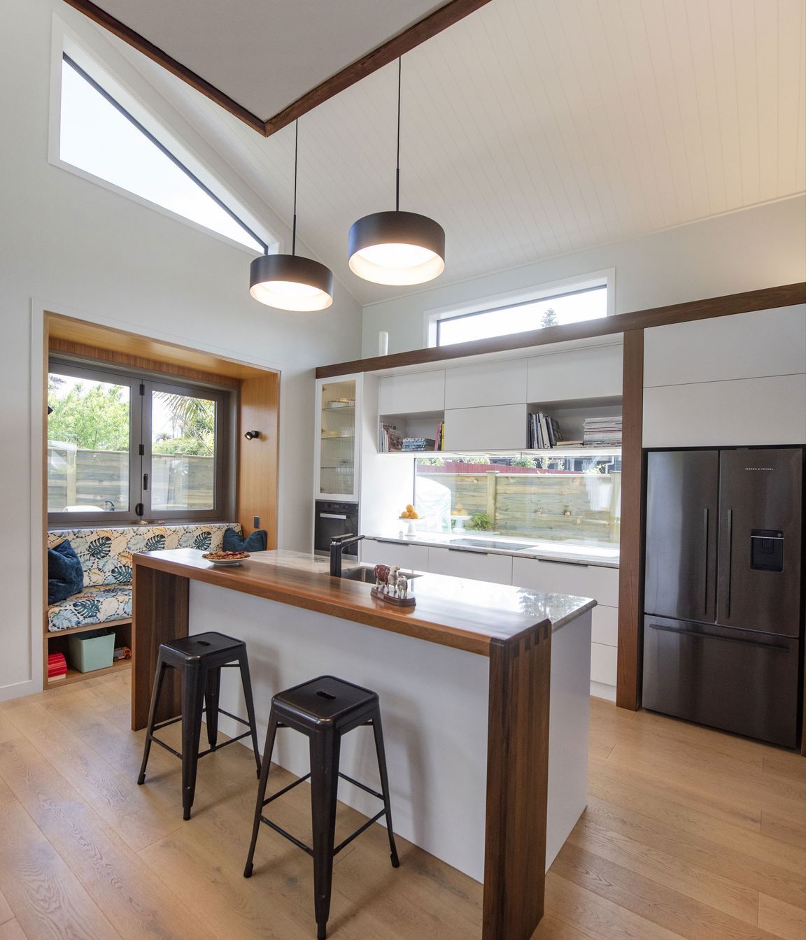 Kitchen with native timber featues