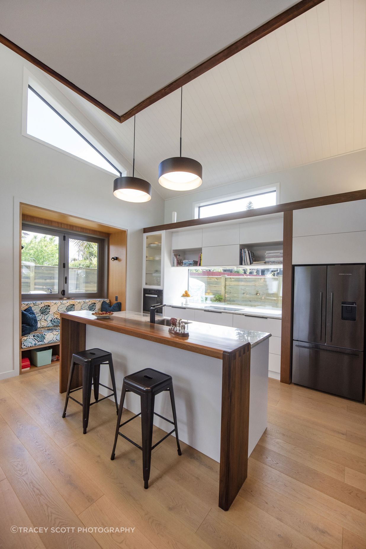 Kitchen with native timber featues